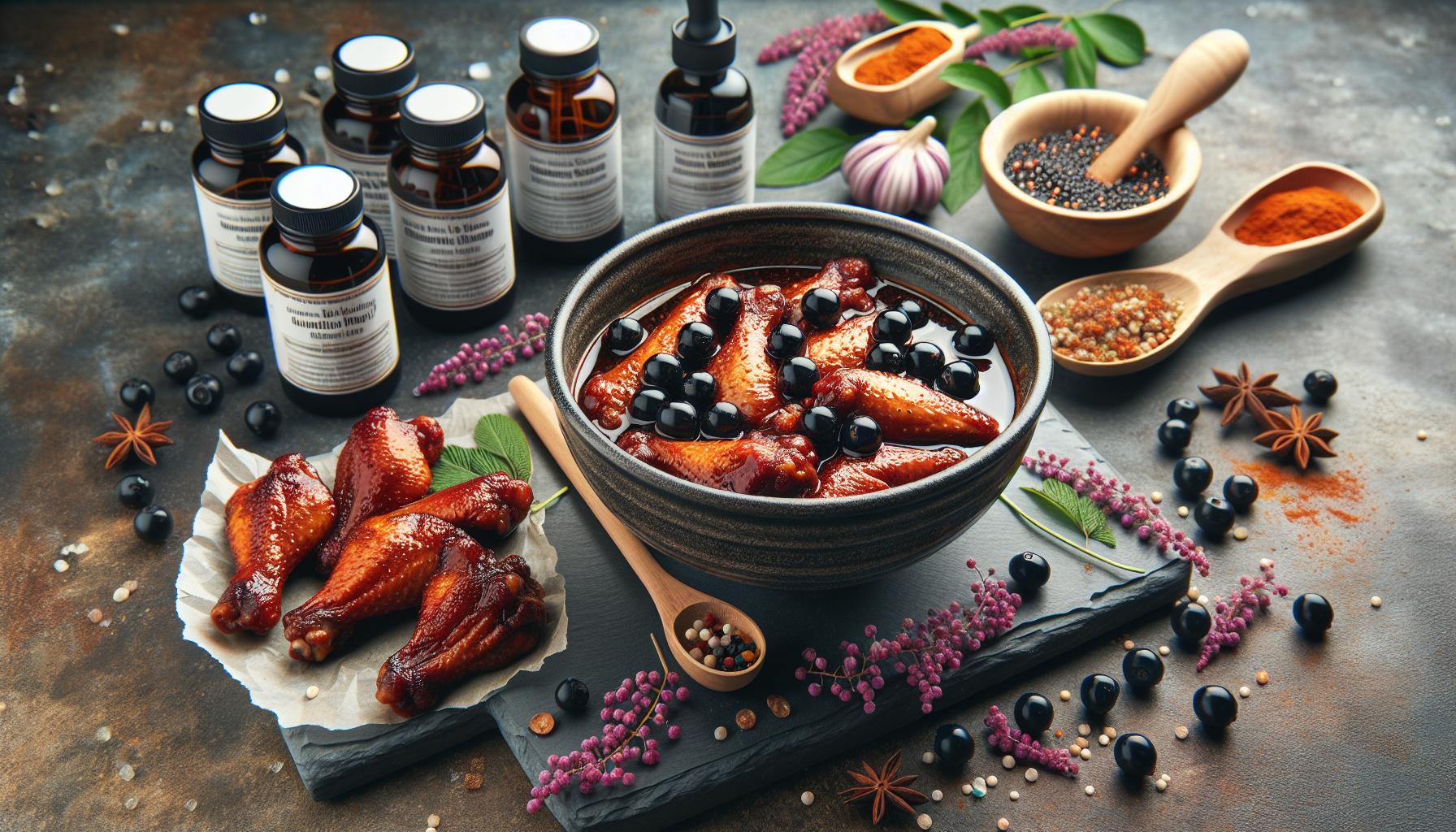 Spicy Elderberry‌ Chicken Wings